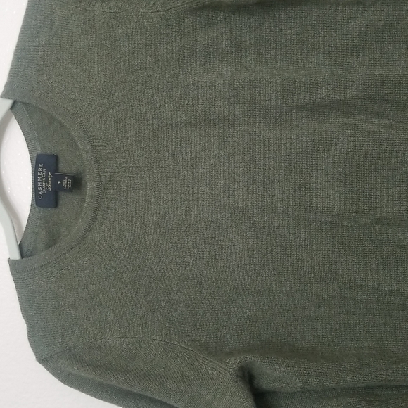 Charter Club Crewneck Women's 100% Cashmere Green Sweater Size Small - Picture 6 of 11